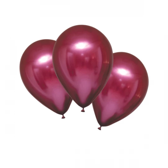 Ballon Satin Luxe Pomegranate, 6er