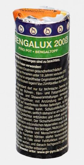 Bengalux 200S - Rauch- Bengaltopf / Pyropot - grün