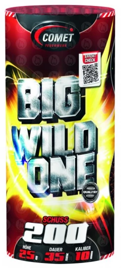 Big Wild One, 200 Schuss Römische Lichter Batterie