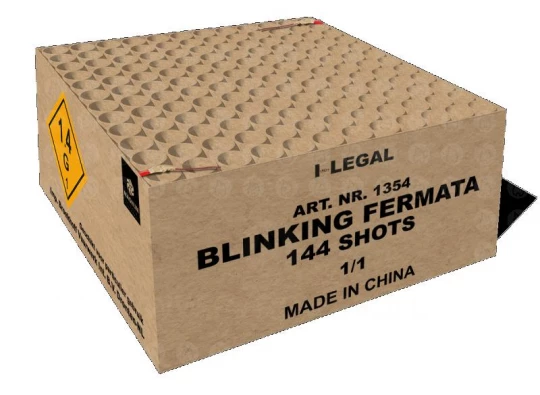 Blinking Fermata, 144-Schuss-Verbundfeuerwerk