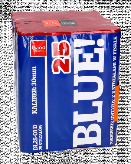 BLUE 25, 25-Schuss-Batterie