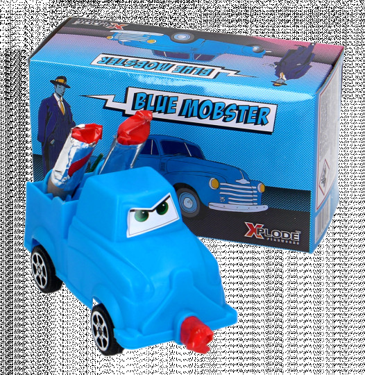 Blue Mobster Kunststoffauto