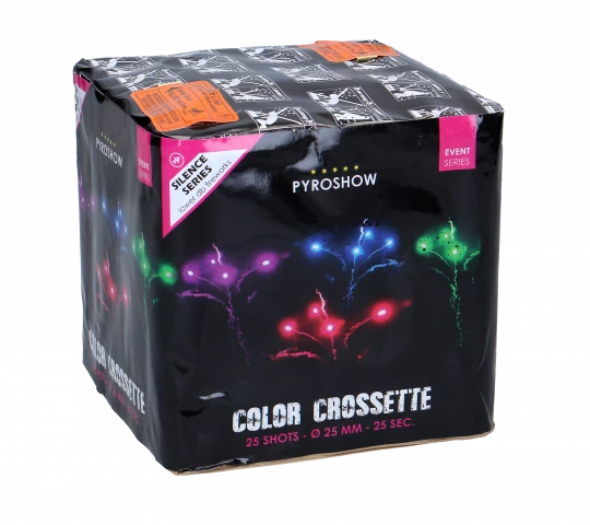 Color Crossette, 25 Schuss Batterie