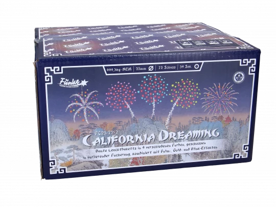 California Dreaming 72-Schuss-Verbundfeuerwerk