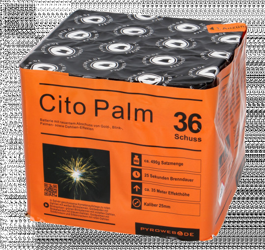 Cito Palm, 36 Schuss Batterie