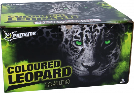 Coloured Leopard, 72-Schuss-Verbundfeuerwerk