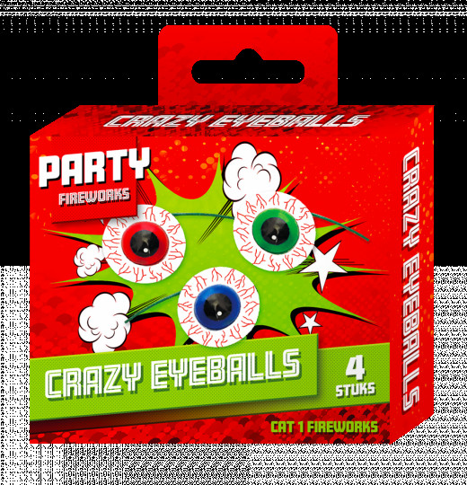 Crazy Eyeballs, 4er-Schachtel