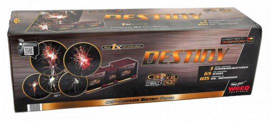 Destiny, CBP-Serie 65-Schuss XXL-Verbundfeuerwerk