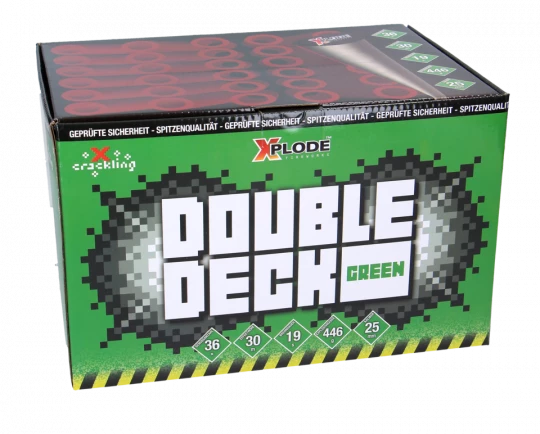 Double Deck Green, 36-Schuss-Fächerbatterie