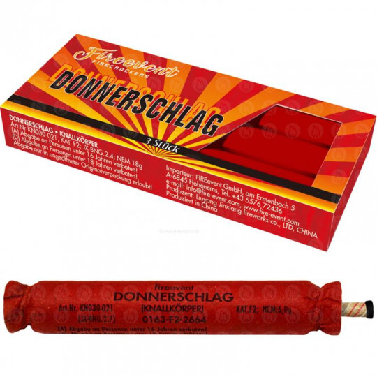 Fireevent Firecrackers Donnerschlag, 3er-Pack