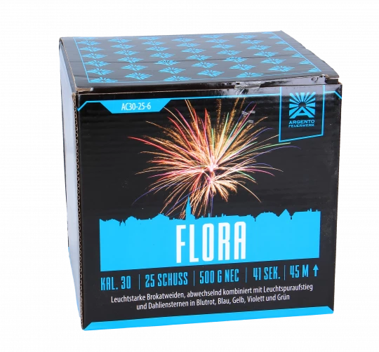 Flora, 25-Schuss-Batterie