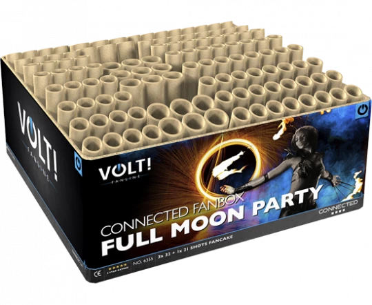 Full Moon Party, 117-Schuss-Verbundfeuerwerk im Käfig