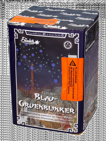 Funke Blau-Grünblinker, 16-Schuss-Batterie