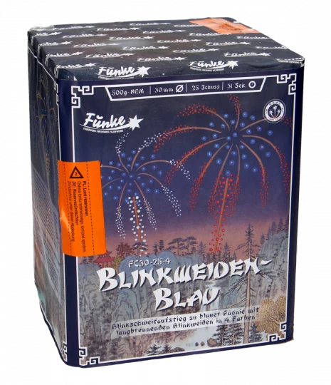 Funke Blinkweiden-Blau 25 Schuss Batterie