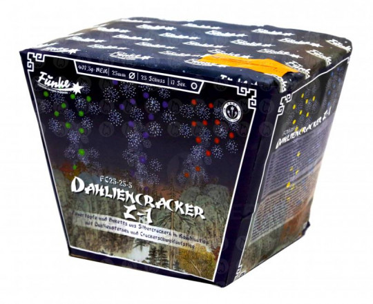 Funke Dahliencracker Z-1. 25-Schuss-Fächerbatterie