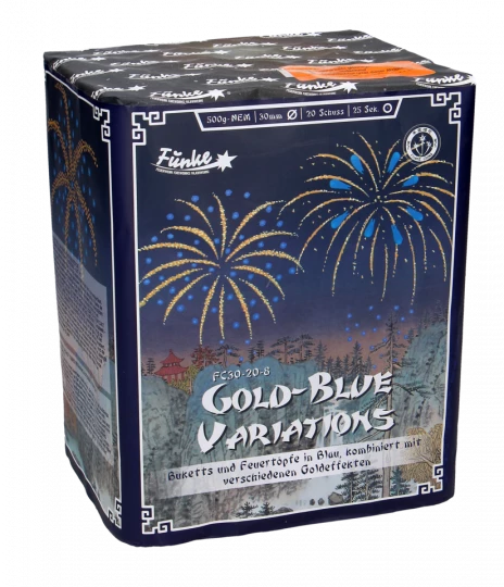 Funke Gold-Blue Variations, 20 Schuss Batterie