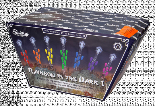 Funke Rainbow in the dark 1, 42-Schuss-Fächerbatterie