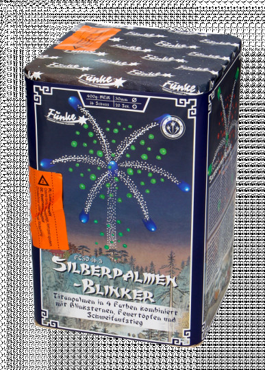 Funke Silberpalmen-Blinker, 16 Schuss Batterie