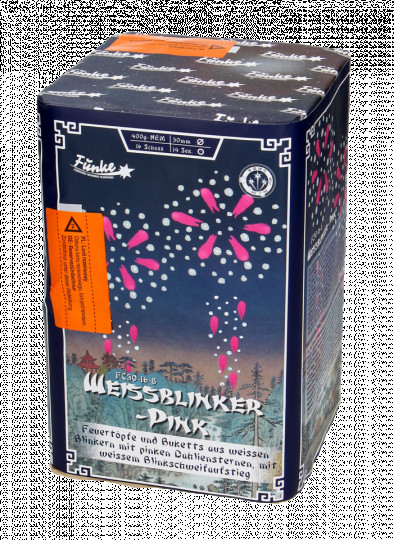 Funke Weissblinker Pink, 16 Schuss Batterie