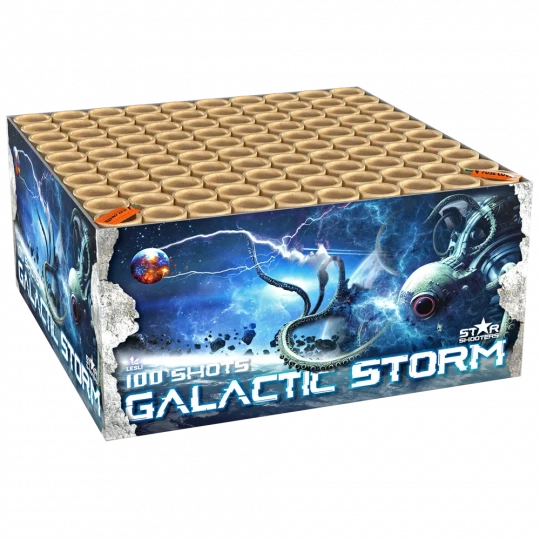 Galactic Storm, 100-Schuss-Verbundfeuerwerk