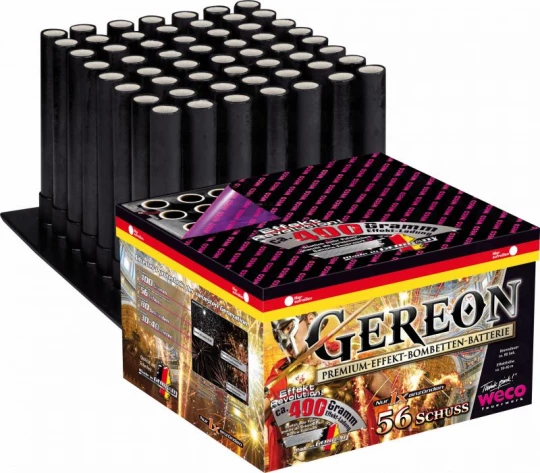 Gereon, 56 Schuss Premium Batterie