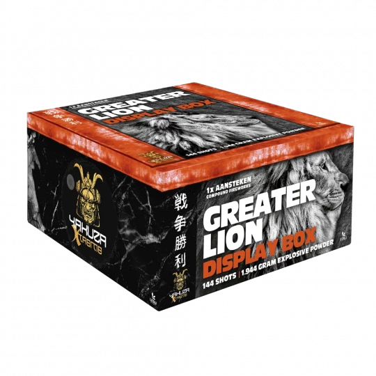 Greater Lion Box, 144-Schuss-Verbundfeuerwerk