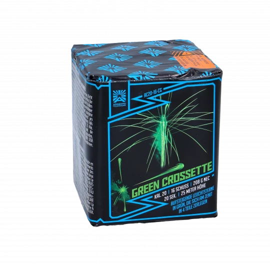 Green Crosette, 16-Schuss-Batterie
