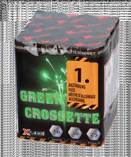 Green Crossette, 16 Schuss Batterie