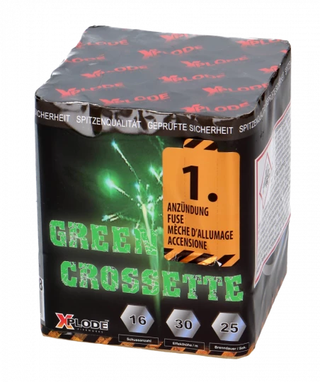 Green Crossette, 16 Schuss Batterie