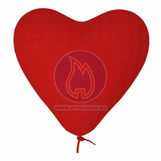 Herzluftballon rot XXL
