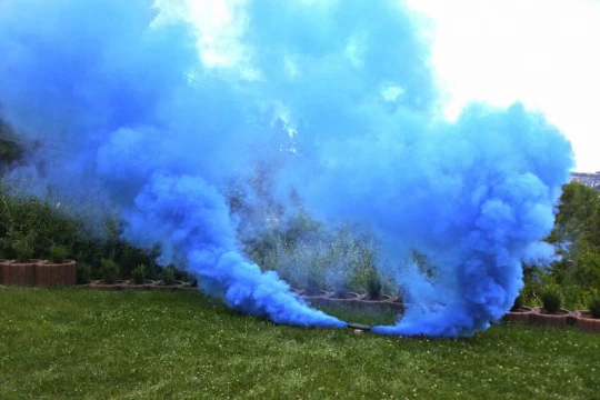 Jumbo Rauchfackel / Pyrorauch XL800 - Blau