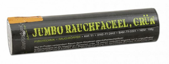 Jumbo Rauchfackel / Pyrorauch XL800  - grün