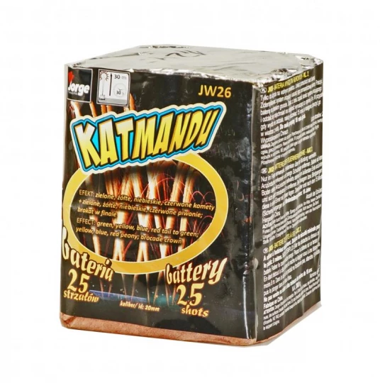 Katmandu, 25 Schuss Batterie