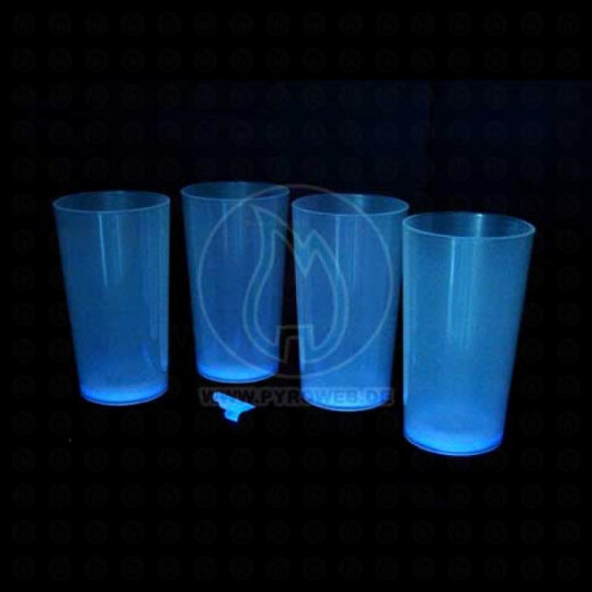 Leucht-Becher 65x110, blau