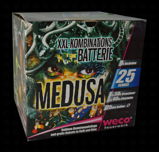 Medusa, 25 Schuss Batterie