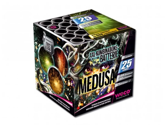 Medusa, 25 Schuss Batterie