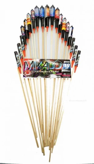 Mikado, 19-teiliges Raketen-Sortiment
