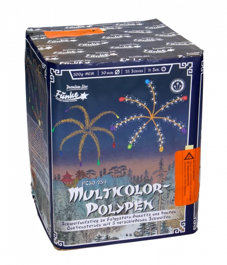 Multicolor-Polypen, 25-Schuss-Batterie