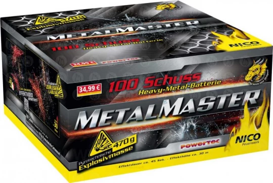 Nico Metal Master, 100 Schuss Batterie