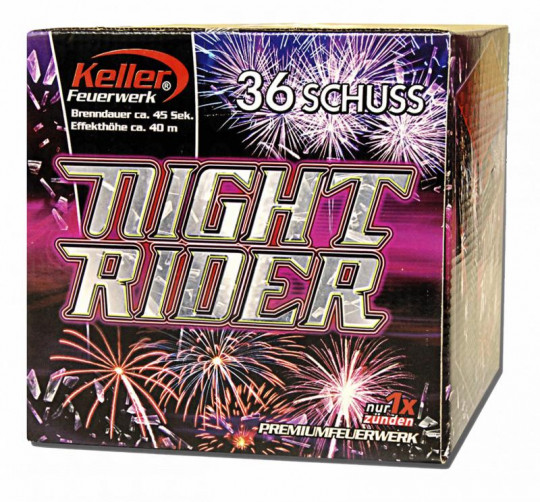 Night Rider, 36 Schuss Batterie