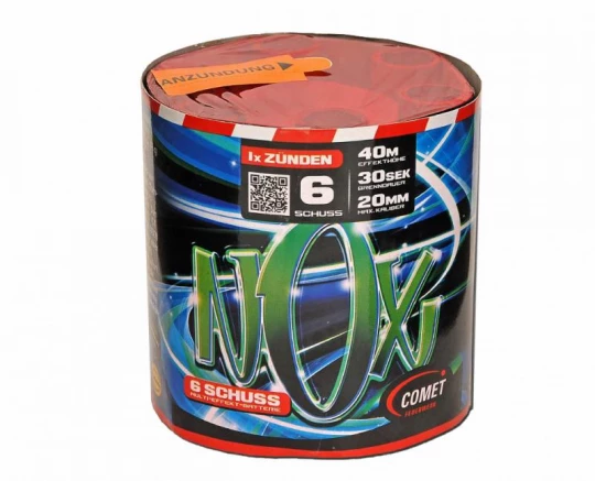 Nox, 6-Schuss-Multieffekt-Batterie