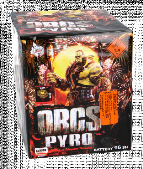 Orcs Pyro, 16-Schuss-Batterie