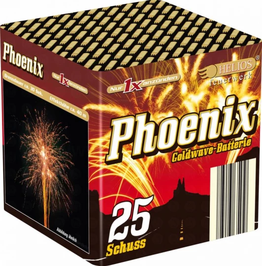 Phoenix, 25-Schuss-Goldwave-Batterie