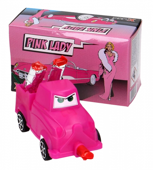 Pink Lady Kunststoffauto