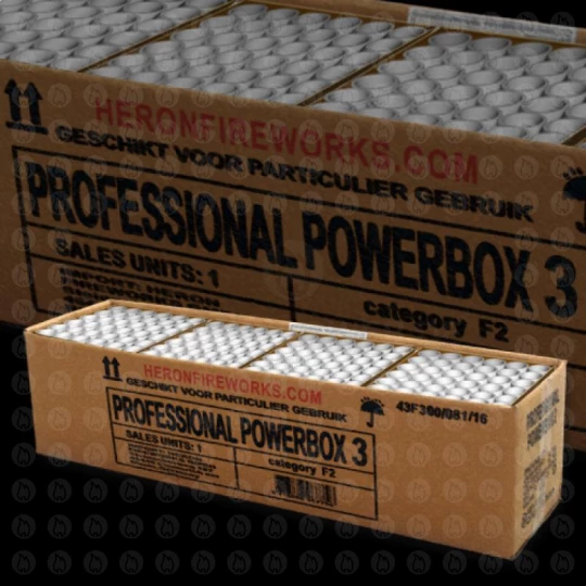 Professional Powerbox 3 , 144-Schuss-Verbundfeuerwerk
