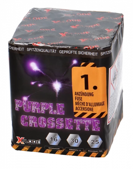 Purple Crossette, 16 Schuss Batterie