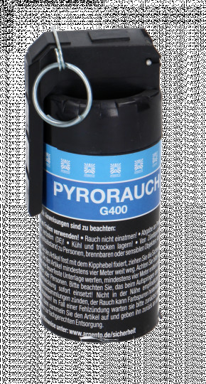 Pyrorauch G400 mit Kipphebelzündung, blau