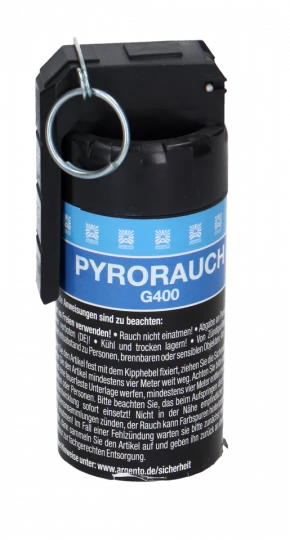 Pyrorauch G400 mit Kipphebelzündung, blau
