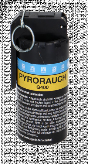 Pyrorauch G400 mit Kipphebelzündung, gelb