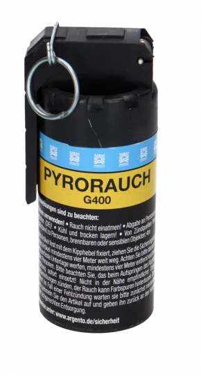 Pyrorauch G400 mit Kipphebelzündung, gelb